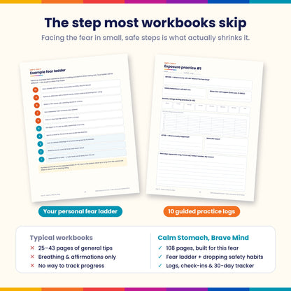 Calm Stomach, Brave Mind – Fear of Being Sick (Emetophobia) Recovery Workbook