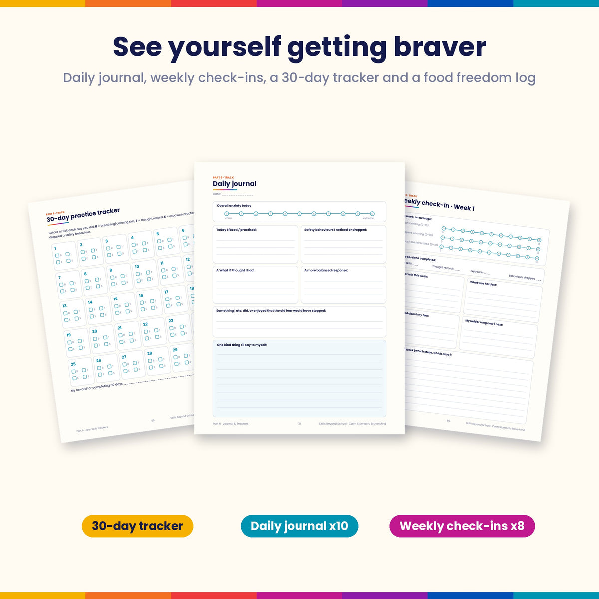 Calm Stomach, Brave Mind – Fear of Being Sick (Emetophobia) Recovery Workbook