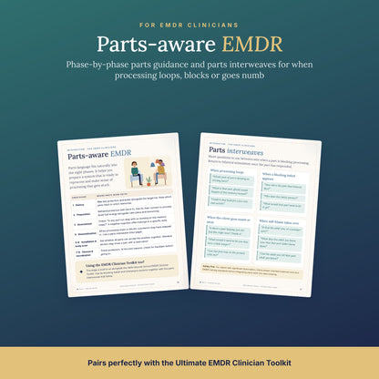 Parts-aware EMDR guidance and parts interweaves