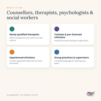 The Therapist's Session Navigator – 3-Book Clinical Bundle | 180 Therapy Scripts, 24 Decision Maps & 50 Session Plans | Clickable PDF