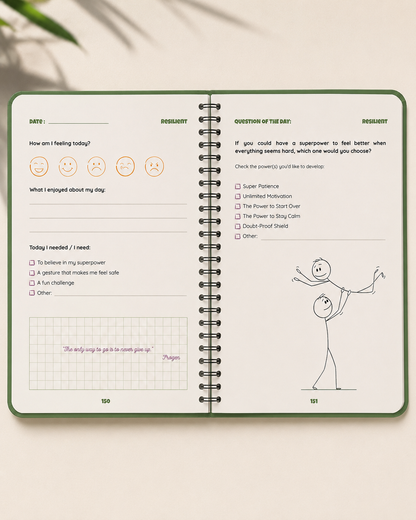 The Confidence Notebook (180 pages) – A 12-Week Journal to Build Self-Esteem & Emotional Awareness in Kids