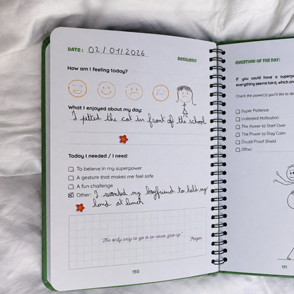 The Confidence Notebook (180 pages) – A 12-Week Journal to Build Self-Esteem & Emotional Awareness in Kids