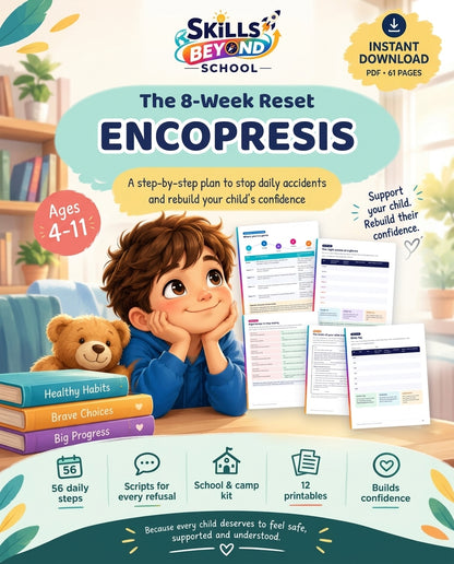 The 8-Week Reset — Encopresis & Daily Soiling Accidents Plan for Kids 4–11